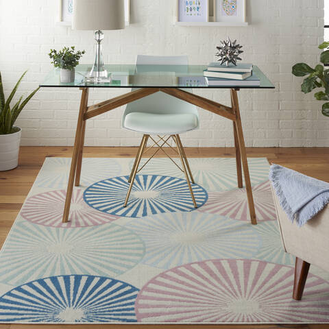 Nourison Grafix Multicolor 53 X 73 Area Rug 805-113390 Image 3