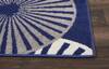 Nourison Grafix Blue Runner 23 X 76 Area Rug 805-113392 Thumb 4