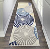 Nourison Grafix White Runner 23 X 76 Area Rug 805-113393 Thumb 3
