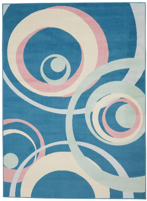 Nourison Grafix Blue 39 X 59 Area Rug 805-113397 Image 0