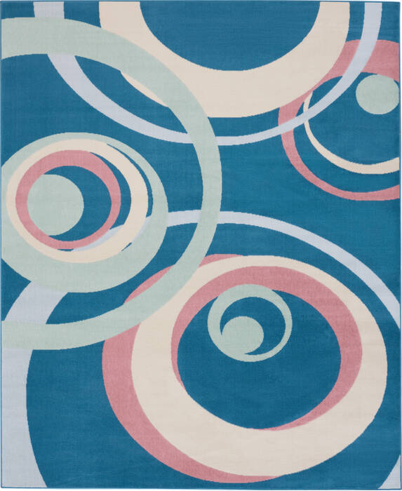 Nourison Grafix Blue 710 X 910 Area Rug 805-113401 Image 0