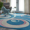 Nourison Grafix Blue 710 X 910 Area Rug  805-113401 Thumb 5