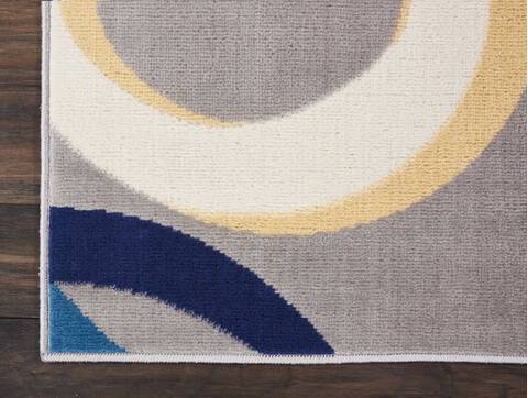 Nourison Grafix Grey Runner 23 X 76 Area Rug 805-113403 Image 1