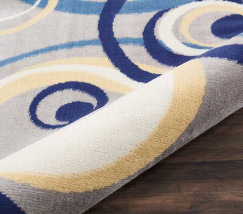 Nourison Grafix Grey Runner 23 X 76 Area Rug 805-113403 Image 2