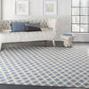 Nourison Grafix Blue 710 X 910 Area Rug  805-113405 Thumb 5