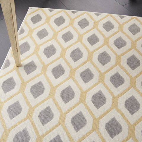 Nourison Grafix White 53 X 73 Area Rug 805-113406 Image 4
