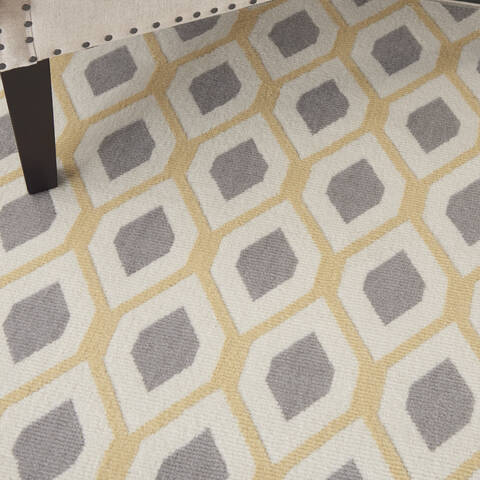 Nourison Grafix White 710 X 910 Area Rug 805-113407 Image 4