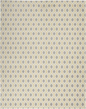 Nourison Grafix White Rectangle 8x10 ft Polypropylene Carpet 113407