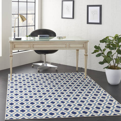 Nourison Grafix White 53 X 73 Area Rug 805-113408 Image 5