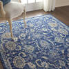 Nourison Grafix Blue 53 X 73 Area Rug 805-113413 Thumb 4
