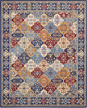Nourison Grafix Multicolor Rectangle 8x10 ft Polypropylene Carpet 113416