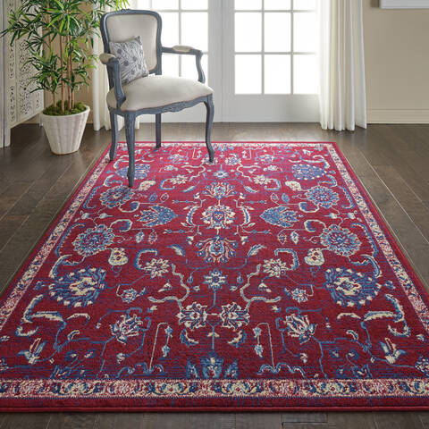 Nourison Grafix Red 53 X 73 Area Rug 805-113417 Image 3