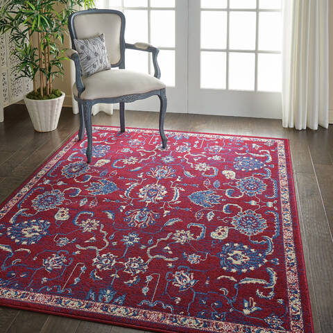 Nourison Grafix Red 53 X 73 Area Rug 805-113417 Image 5