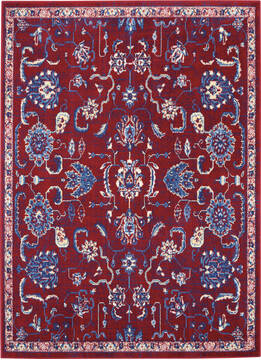 Nourison Grafix Red 5'3" X 7'3" Area Rug  805-113417