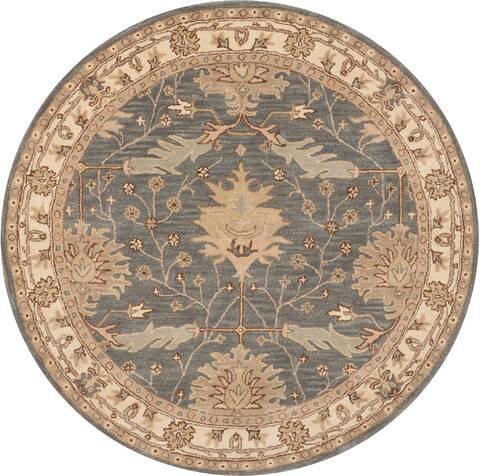 Nourison India House Blue Round 60 X 60 Area Rug 805-113420 Image 0