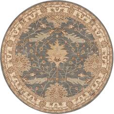 Nourison India House Blue Round 6'0" X 6'0" Area Rug  805-113420