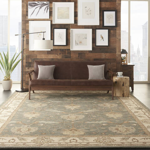 Nourison India House Blue 90 X 120 Area Rug 805-113421 Image 3