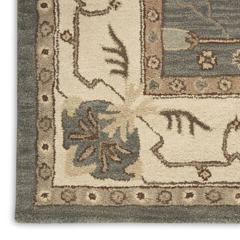 Nourison India House Blue 90 X 120 Area Rug 805-113421 Image 5