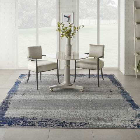 Nourison Imprints Grey 80 X 100 Area Rug 805-113426 Image 3