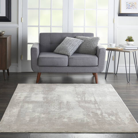Nourison Imprints Grey 40 X 60 Area Rug 805-113427 Image 3