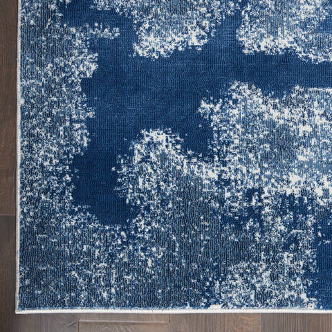 Nourison Imprints Blue 40 X 60 Area Rug 805-113433 Image 1