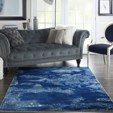 Nourison Imprints Blue 40 X 60 Area Rug 805-113433 Image 3