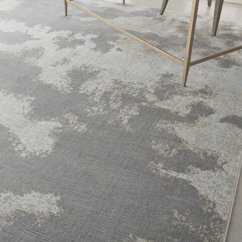 Nourison Imprints Grey 80 X 100 Area Rug 805-113440 Image 4