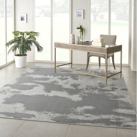 Nourison Imprints Grey 80 X 100 Area Rug 805-113440 Image 5