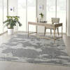 Nourison Imprints Grey 80 X 100 Area Rug  805-113440 Thumb 5