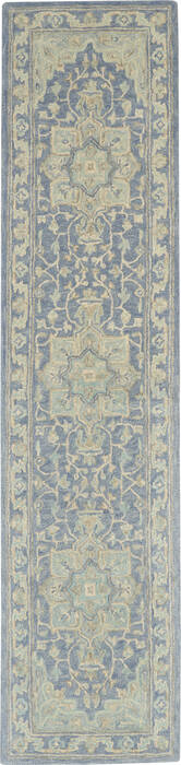 Nourison Jazmine Blue Runner 23 X 100 Area Rug 805-113454 Image 0