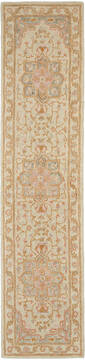 Nourison Jazmine Grey Runner 10 to 12 ft Wool Carpet 113455
