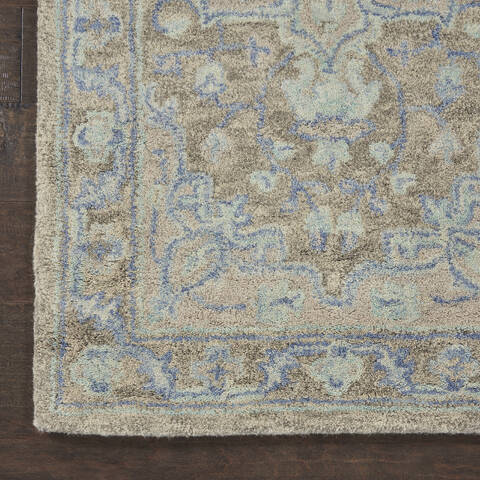 Nourison Jazmine Grey Runner 23 X 100 Area Rug 805-113456 Image 1
