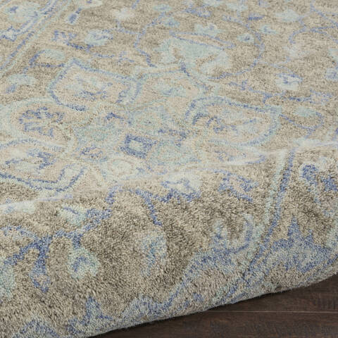 Nourison Jazmine Grey Runner 23 X 100 Area Rug 805-113456 Image 2