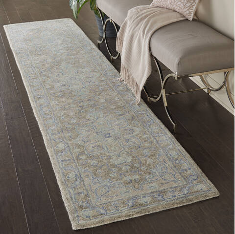 Nourison Jazmine Grey Runner 23 X 100 Area Rug 805-113456 Image 3