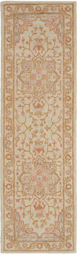 Nourison Jazmine Grey Runner 6 to 9 ft Wool Carpet 113458