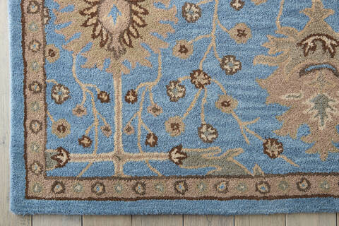 Nourison Jazmine Blue 53 X 75 Area Rug 805-113460 Image 1