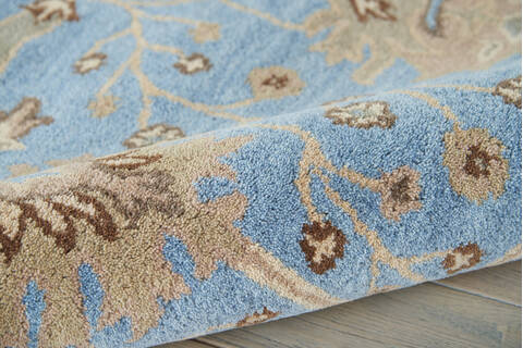 Nourison Jazmine Blue 53 X 75 Area Rug 805-113460 Image 2