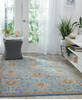 Nourison Jazmine Blue 53 X 75 Area Rug 805-113460 Thumb 3