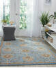 Nourison Jazmine Blue 53 X 75 Area Rug  805-113460 Thumb 3