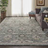 Nourison Jazmine Grey 79 X 99 Area Rug  805-113464 Thumb 3