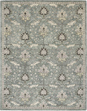 Nourison Jazmine Grey 7'9" X 9'9" Area Rug  805-113464