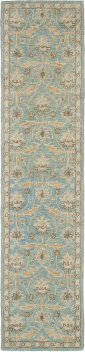 Nourison Jazmine Blue Runner 23 X 100 Area Rug 805-113466 Image 0