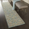 Nourison Jazmine Blue Runner 23 X 100 Area Rug  805-113466 Thumb 3