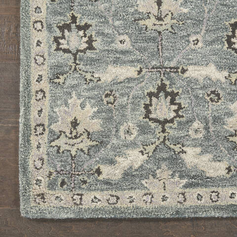Nourison Jazmine Grey Runner 23 X 100 Area Rug 805-113467 Image 1
