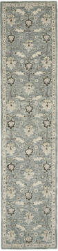 Nourison Jazmine Grey Runner 10 to 12 ft Wool Carpet 113467