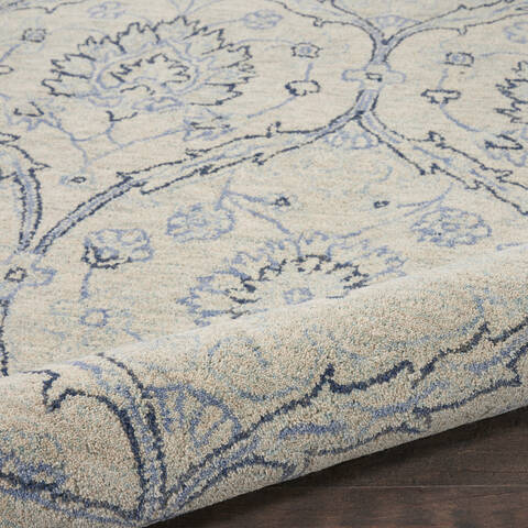 Nourison Jazmine Beige 79 X 99 Area Rug 805-113471 Image 2