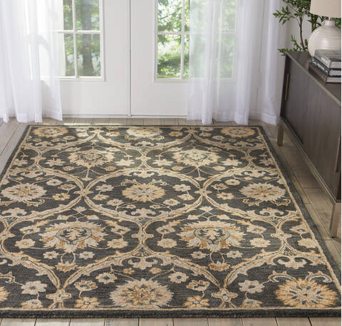 Nourison Jazmine Blue 53 X 75 Area Rug 805-113473 Image 3