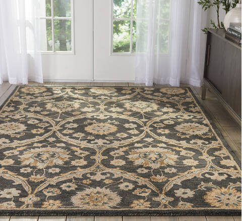 Nourison Jazmine Blue 53 X 75 Area Rug 805-113473 Image 4