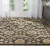 Nourison Jazmine Blue 53 X 75 Area Rug  805-113473 Thumb 4