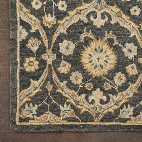 Nourison Jazmine Blue 79 X 99 Area Rug 805-113474 Image 1